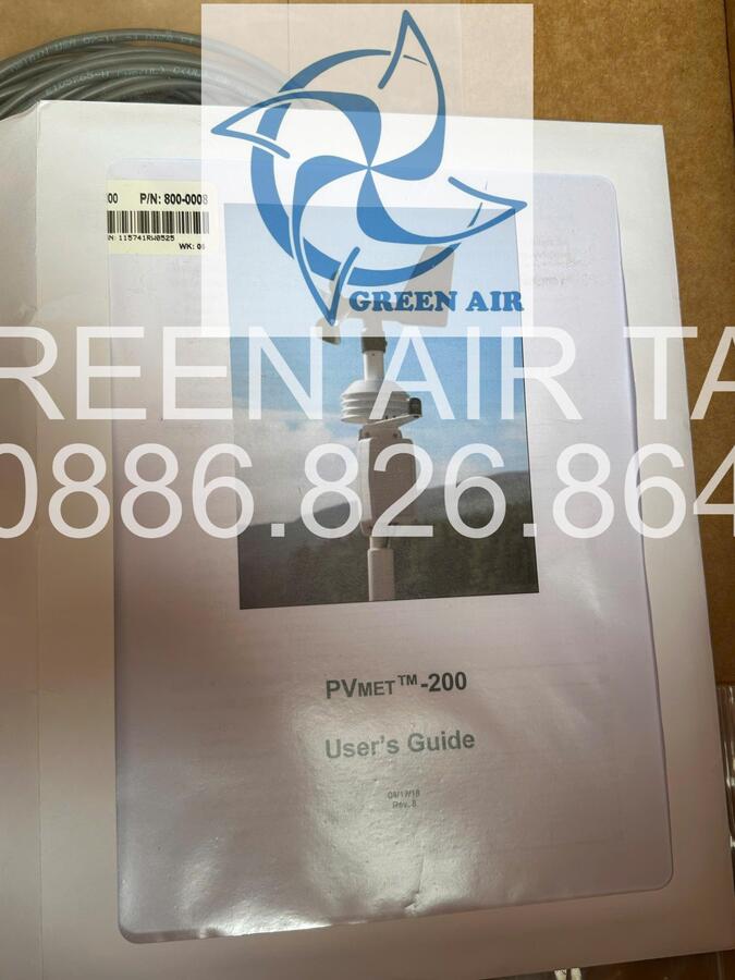 PVMet 200 RainWise - Trạm thời tiết quan trắc năng lượng mặt trời tích hợp cảm biến đo gió